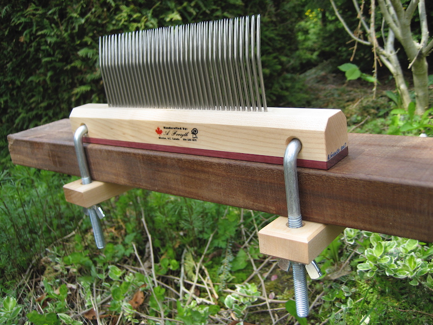 Hackle clamped 2